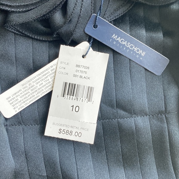 MAGASCHONI Collection Black Dress Silk - Picture 8 of 12